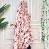 Luxury Semi Long Khimar -57