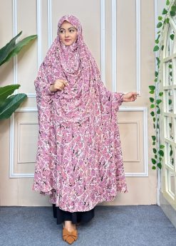 Luxury Semi Long Khimar -60