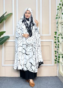 Luxury Semi Long Khimar -59