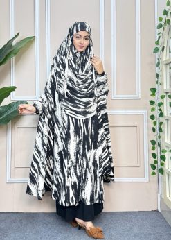 Luxury Semi Long Khimar -56