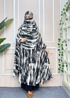 Alternative view of Luxury Semi Long Khimar -56
