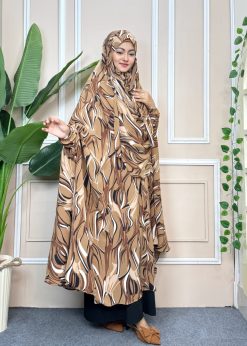 Luxury Semi Long Khimar -54