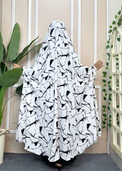 Alternative view of Luxury Semi Long Khimar -50