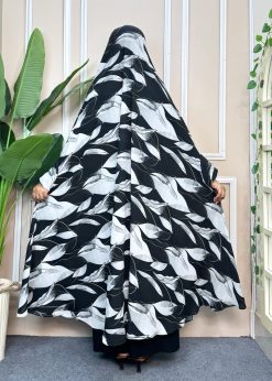 Alternative view of Luxury Semi Long Khimar -55