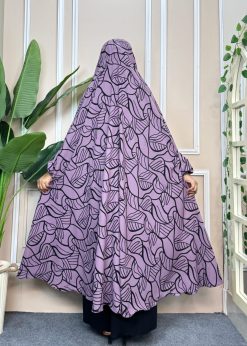 Alternative view of Luxury Semi Long Khimar -52