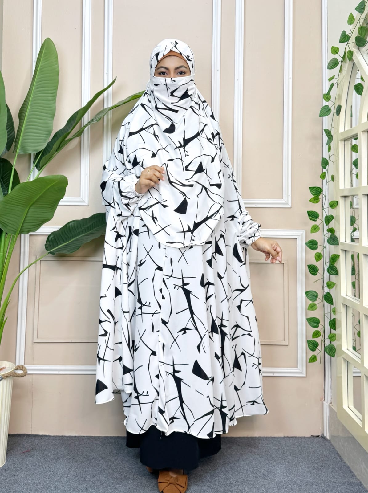 Luxury Semi Long Khimar -50 - Image 3