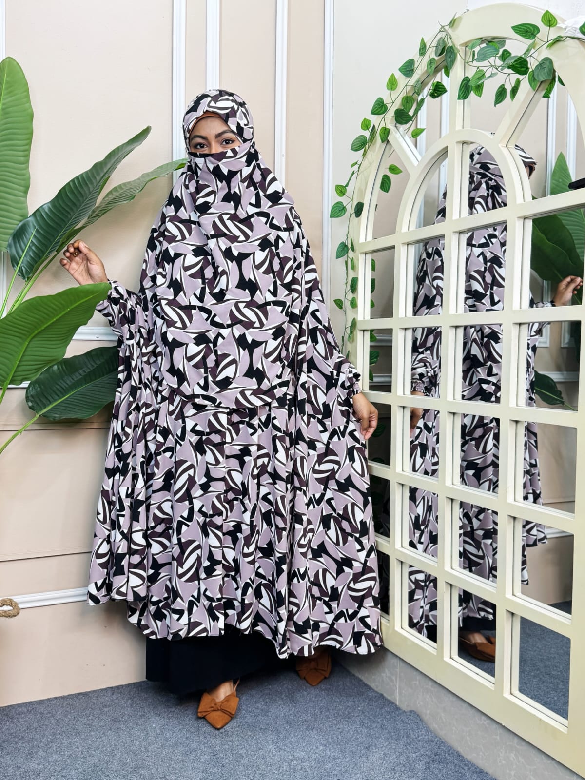 Luxury Semi Long Khimar -45 - Image 3