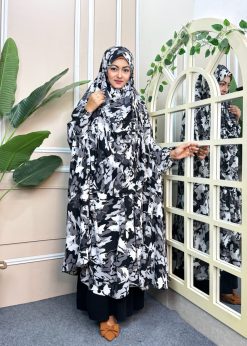 Luxury Semi Long Khimar -47
