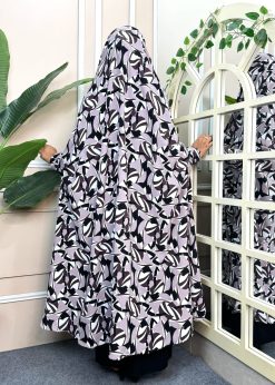 Alternative view of Luxury Semi Long Khimar -45