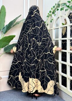 Alternative view of Luxury Semi Long Khimar -46
