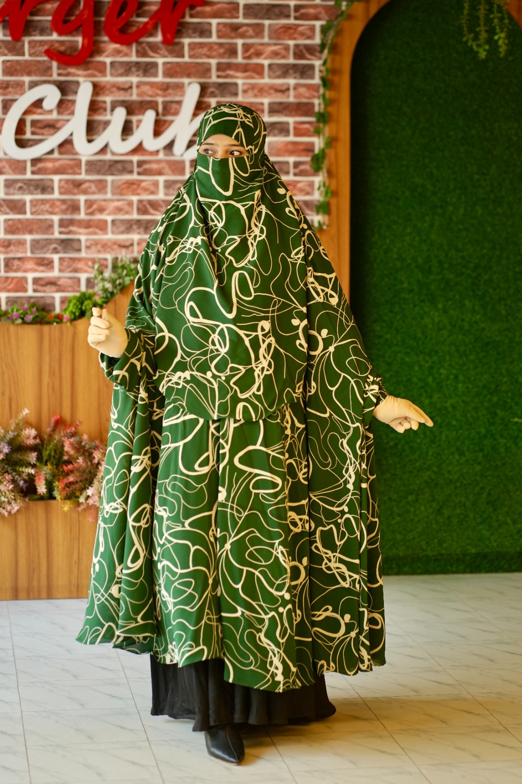 Luxury Semi Long Khimar -67 - Image 2