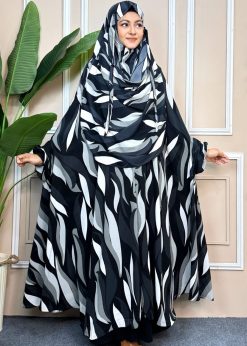 Luxury Semi Long Khimar -76