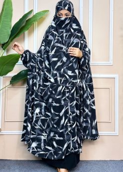 Alternative view of Luxury Semi Long Khimar -72