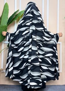 Alternative view of Luxury Semi Long Khimar -76