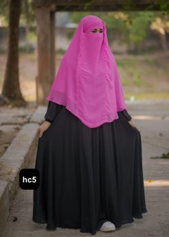 Alternative view of Premium 2-Layer Ready Hijab-hc5