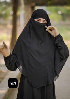 Alternative view of Premium 2-Layer Ready Hijab-hc1
