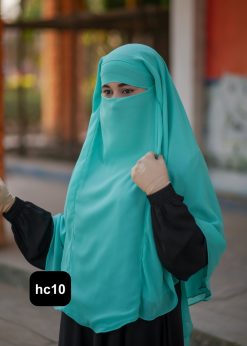 Alternative view of Premium 2-Layer Ready Hijab-hc10
