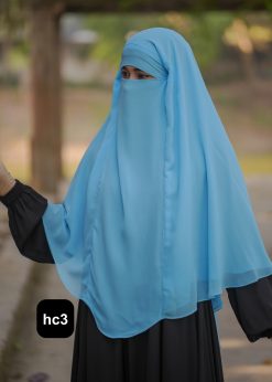 Alternative view of Premium 2-Layer Ready Hijab-hc3