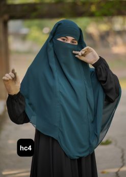 Alternative view of Premium 2-Layer Ready Hijab-hc4