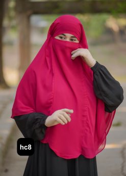 Alternative view of Premium 2-Layer Ready Hijab-hc8
