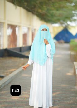 Alternative view of Premium 2-Layer Ready Hijab-rhc3